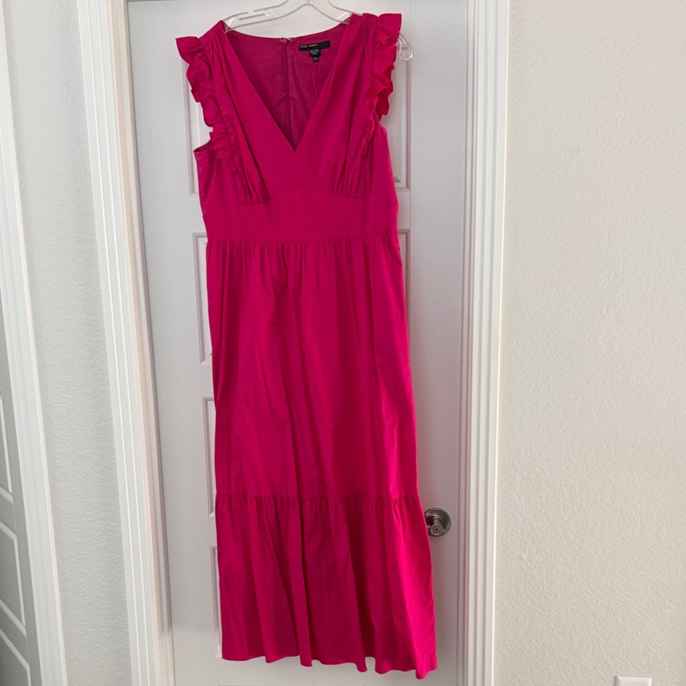 Maggy London Vibrant Pink Maxi Dress